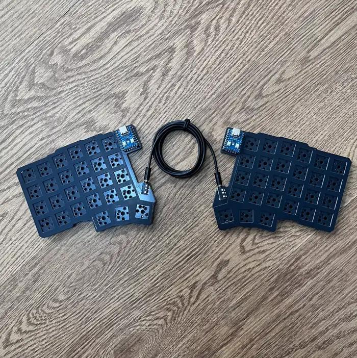Silakka54 clavier mécanique divisé filaire personnalisé monomode échange à chaud ergonomique jeu cla