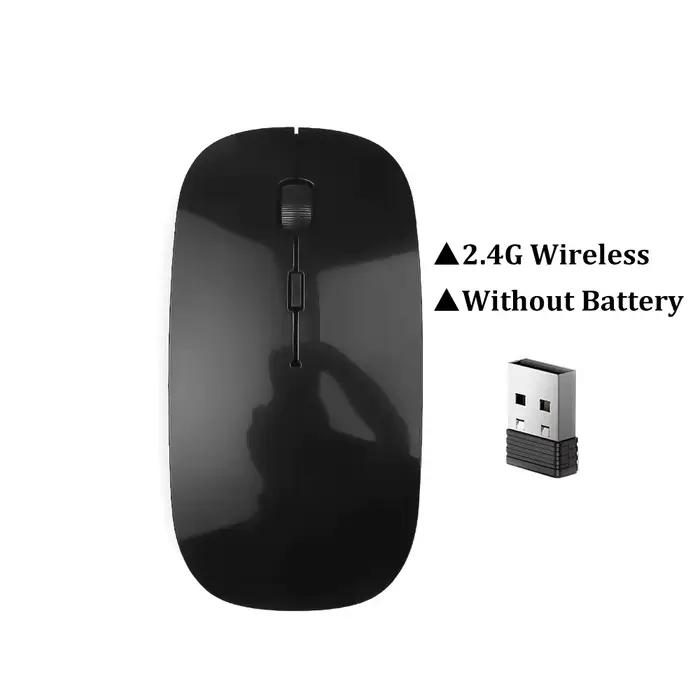 Souris sans fil Bluetooth 5.2, 2.4 ghz, Rechargeable, double Mode, pour jeu, silencieuse, 1600 DPI, 
