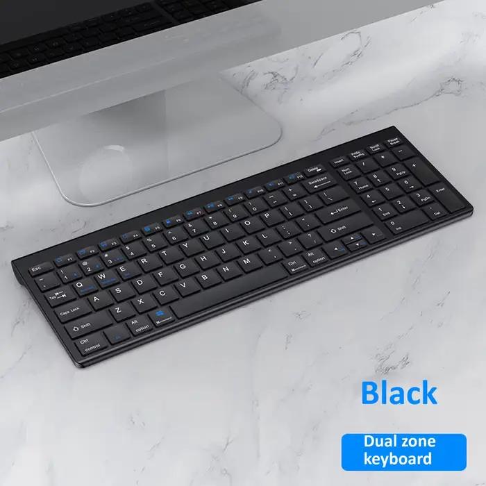 Bluetooth 5.0 2.4G clavier et souris sans fil Combo Mini clavier multimédia ensemble de souris pour 