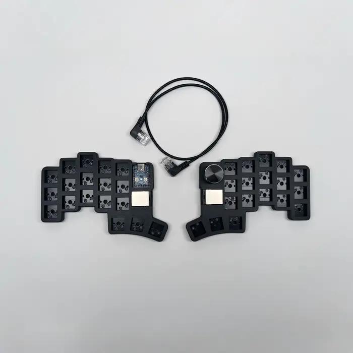 Clavier mécanique filaire Cheapino V2 Split avec interrupteurs MX silencieux, firmware QMK, kit DIY 