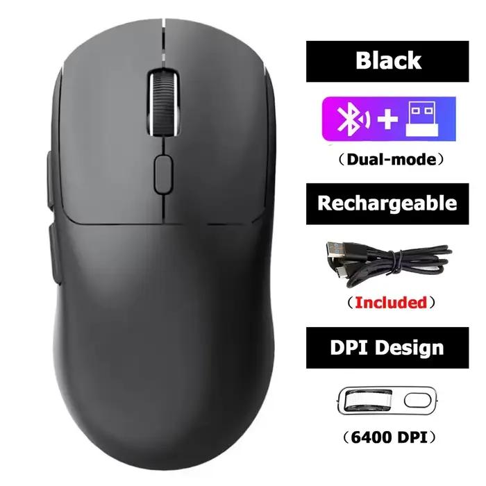 Souris sans fil silencieuse la plus vendue, souris de jeu ergonomique rechargeable 4 couleurs, souri