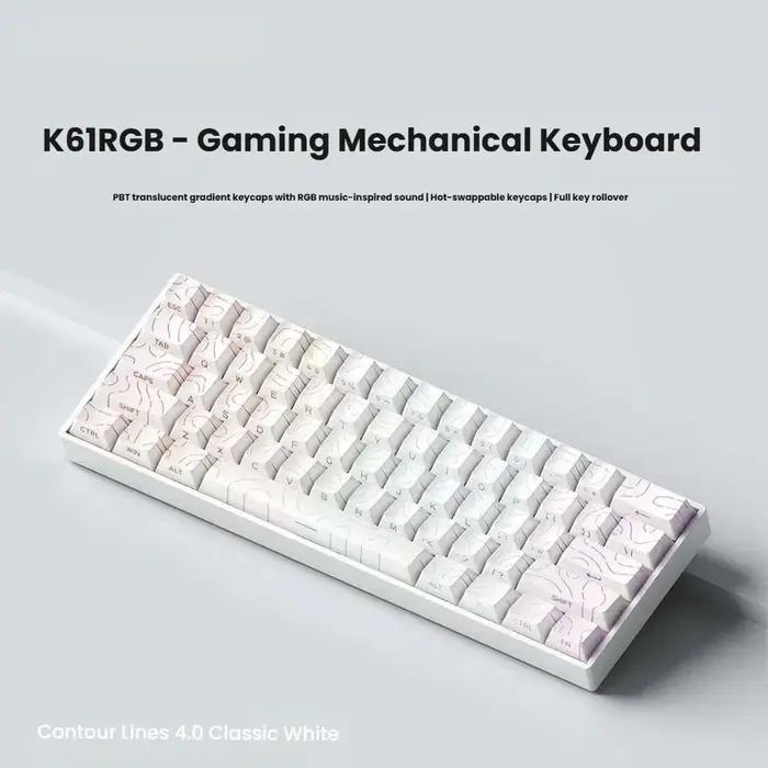 Clavier mécanique magnétique 8K à faible latence pour e-sport, clavier de jeu RGB, précision RT de 0