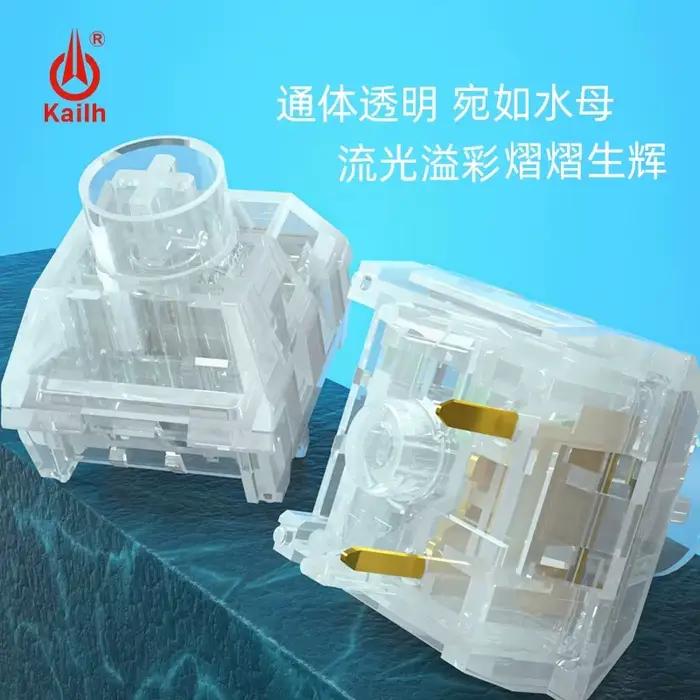 Interrupteur mécanique Kailh Box Jellyfish Clicky Tactile 5 broches, interrupteur de clavier mécaniq