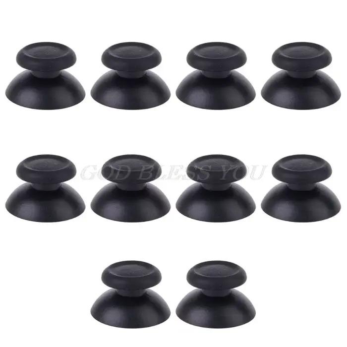 Manettes analogiques de rechange pour Sony PS4, 10 pièces, noir