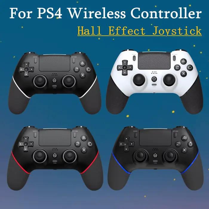 Pour PS4 manette de jeu sans fil contrôleur effet Hall Joystick fonction Turbo pour PS4 mince Pro Bl