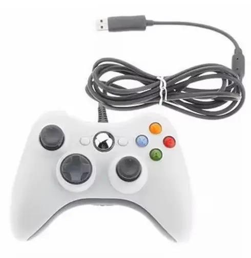 Manette filaire USB pour Xbox 360 / 360 Slim, manette de jeu pour console, joystick pour PC, pour co