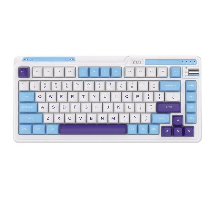 Clavier mécanique sans fil KZZI K75Lite Tri-mode 75% 82 touches, structure Gasket, éclairage RGB, to