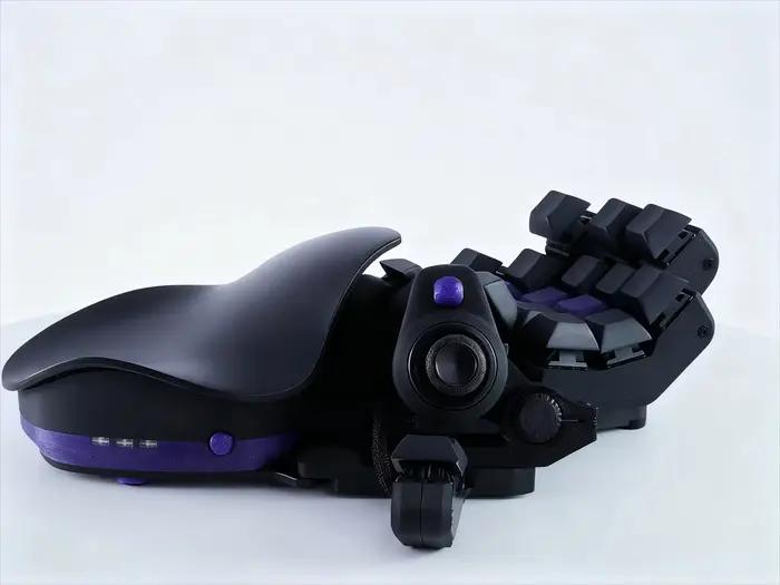Clavier de jeu filaire Qianren pour gauchers, clavier de jeu à une main réglable, joystick WASD, cla