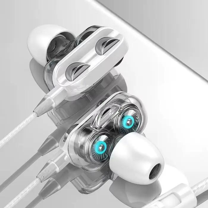 Écouteurs intra-auriculaires stéréo filaires à suppression du bruit, 3.5mm, pour iPhone Xiaomi Huawe