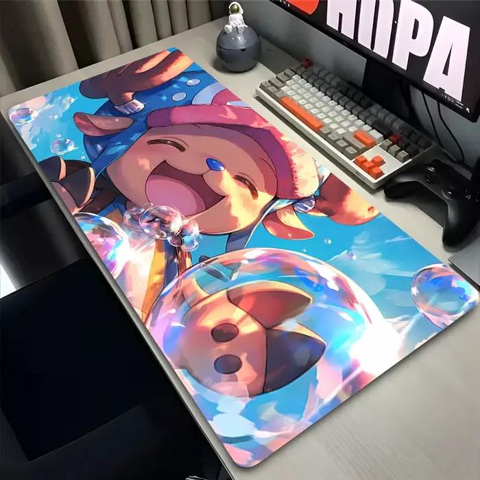 Tapis de souris classique Anime One Piece Tony Tony Chopper, tapis de bureau pour ordinateur portabl
