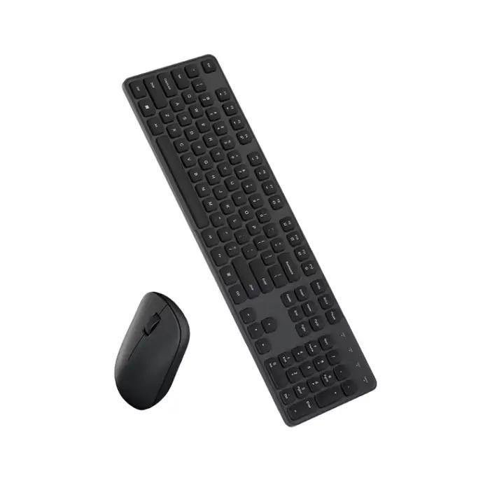 Ensemble clavier et souris sans fil Xiaomi 3, récepteur 2.4GHz, 104 touches, clavier incurvé pleine 