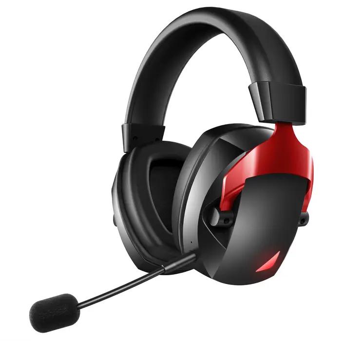 Casque de jeu avec Microphone antibruit détachable, prise filaire 2.4G Bluetooth-USB-3.5mm, 3 Modes 