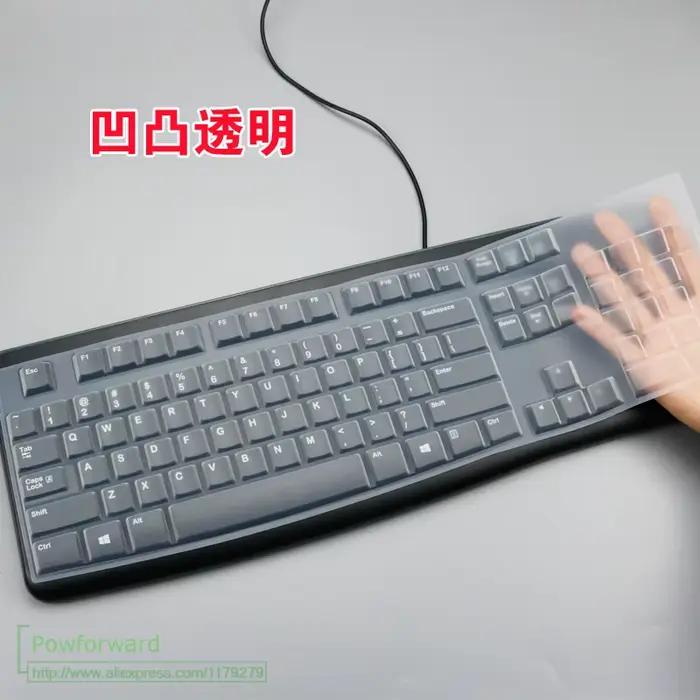 Protecteur de clavier de bureau mécanique sans fil, en Silicone, anti-poussière, pour Logitech K120 