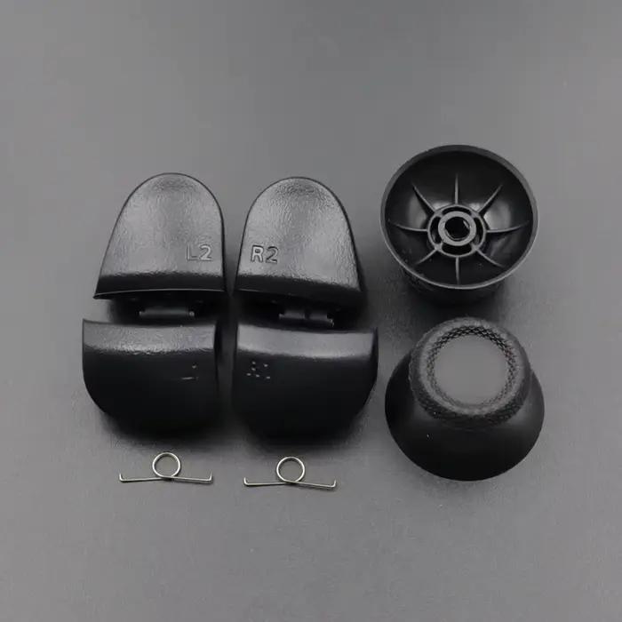 1 ensemble de boutons de déclenchement L1 R1 L2 R2 et ressorts + capuchons de joystick pour manette 