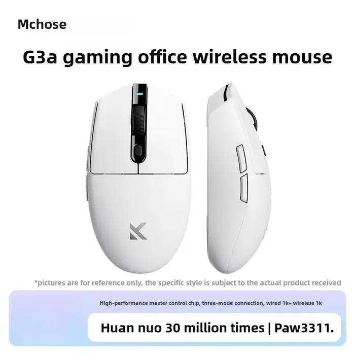 MCHOSE G3 V2 PRO souris sans fil Bluetooth Tri Mode ergonomie léger ordinateur portable bureau jeu o