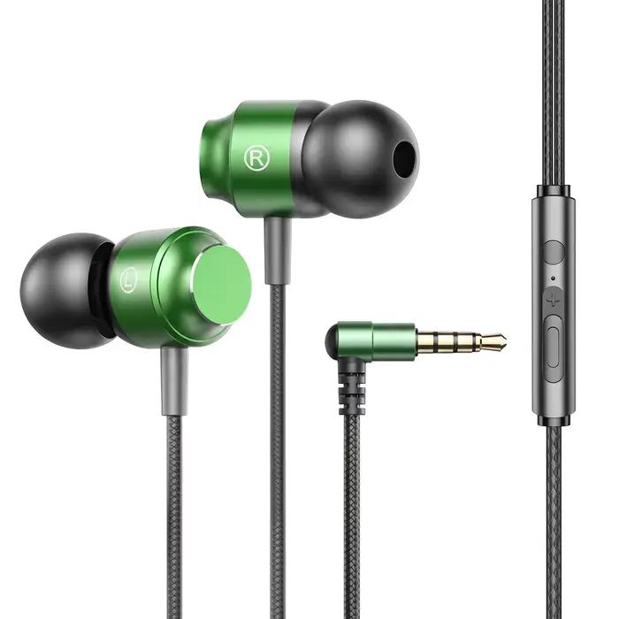 Pour Samsung 90 °   Casque de jeu filaire Jack avec son surround HiFi et micro, écouteurs musicaux T