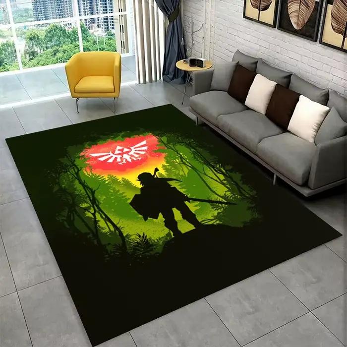 Tapis classique antidérapant Z-Zelda Cartoon Games pour salon, chambre à coucher, salle de jeux, tap