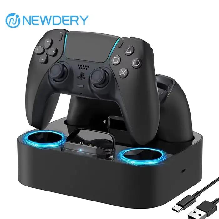 Station de charge pour contrôleur PS5, double chargeur pour contrôleur Playstation 5 et contrôleur P