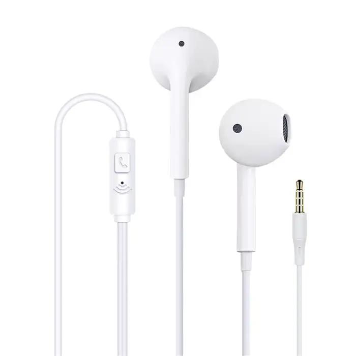 Casque filaire 3.5mm avec micro, pour smartphone, ordinateur, tablette, course à pied, fitness, équi