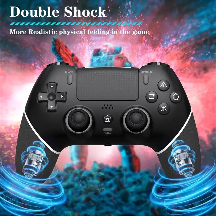 Pour PS4 manette de jeu sans fil contrôleur effet Hall Joystick fonction Turbo pour PS4 mince Pro Bl