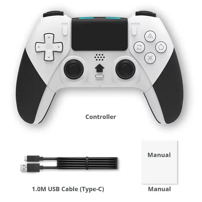 Manette de jeu sans fil pour PS4, PS4 Pro, PS4 Slim, pour PC, Console de jeu