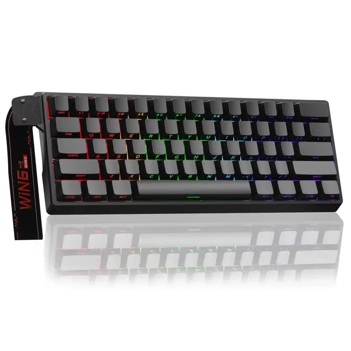 WIN60PRO clavier à interrupteur magnétique déclencheur rapide 8K retour RGB Hotswap 60% disposition 
