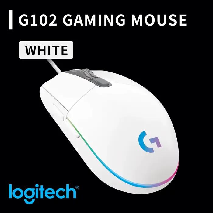 Souris filaire Logitech G102 2e génération, design léger pour les joueurs aux petites mains
