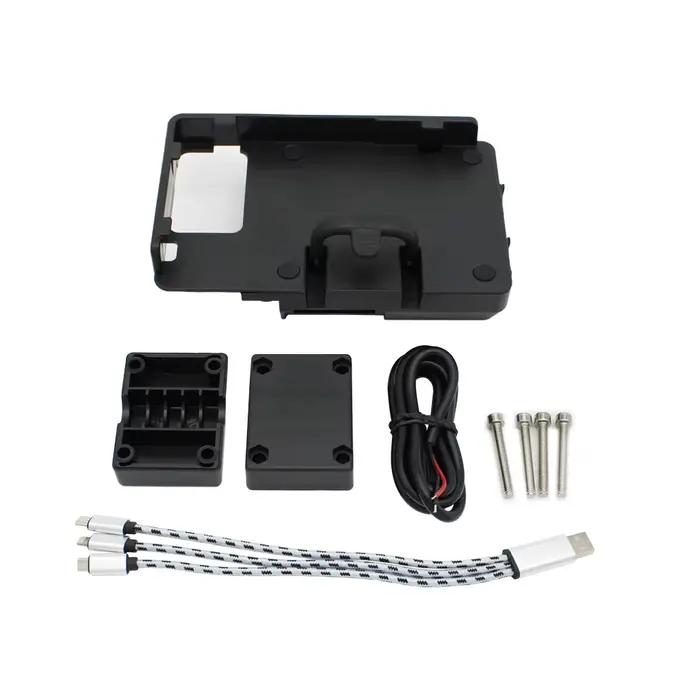Barres de support de soutien sans fil pour moto, navigation GPS, support rapide, accessoires de télé