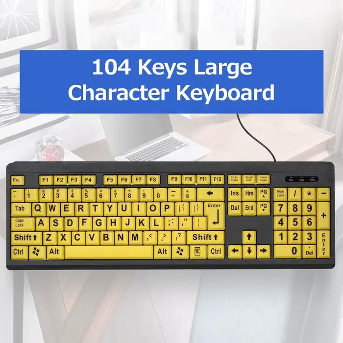 Clavier filaire USB, grand