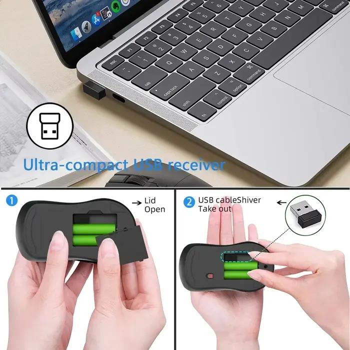 Souris sans fil 2.4G, conception légère