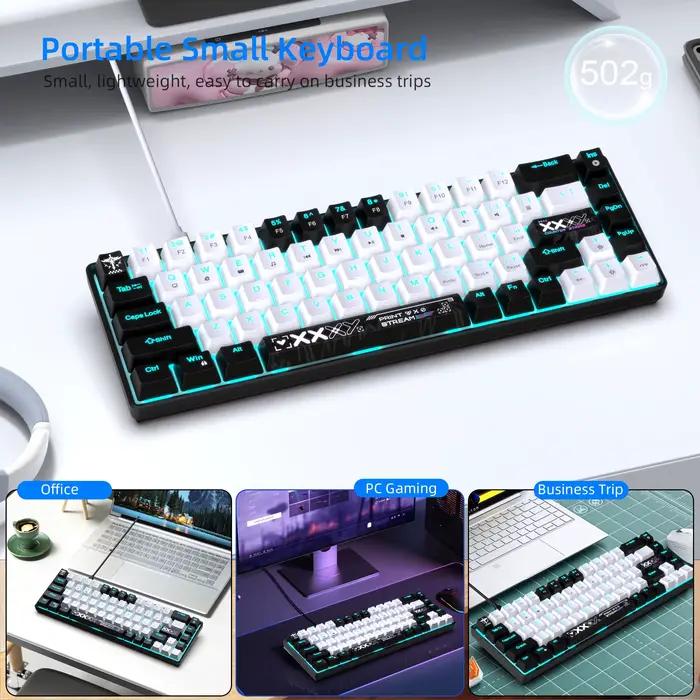 60% clavier de jeu mécanique