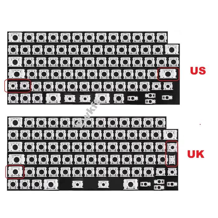 Nouvel ensemble de touches de clavier US/UK