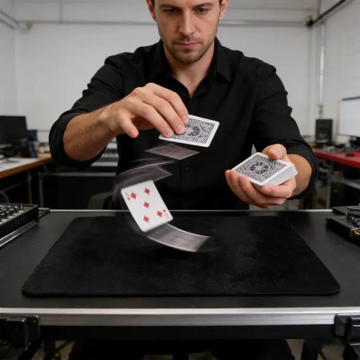 Tapis de jeu de cartes à surface lisse