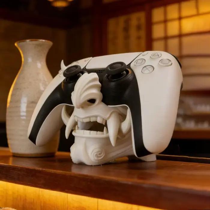 Support de manette de jeu Ghost Mask pour PS5