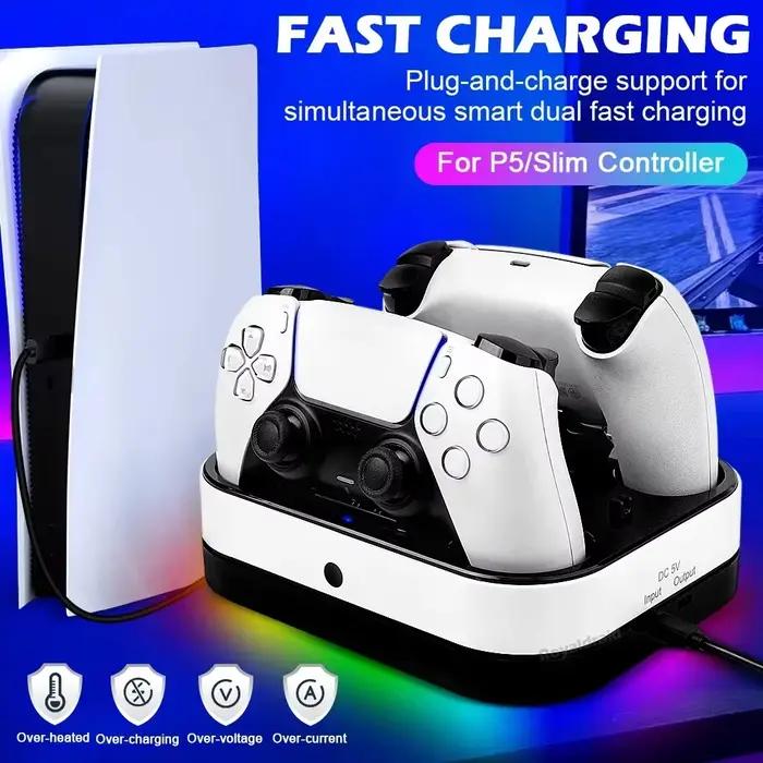 Base de charge double pour manette PS5