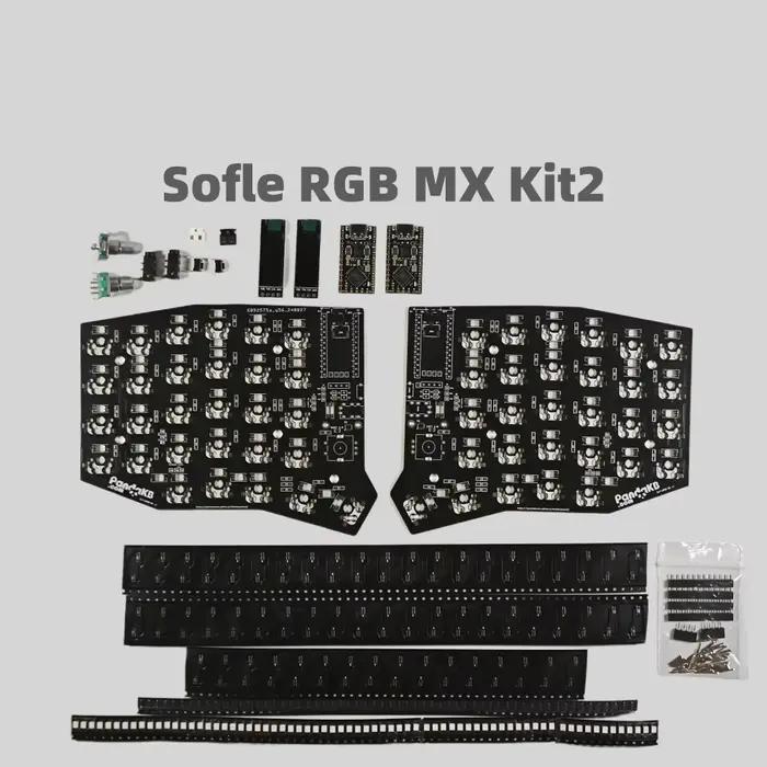 Kit de clavier mécanique Sofle MX Split RGB