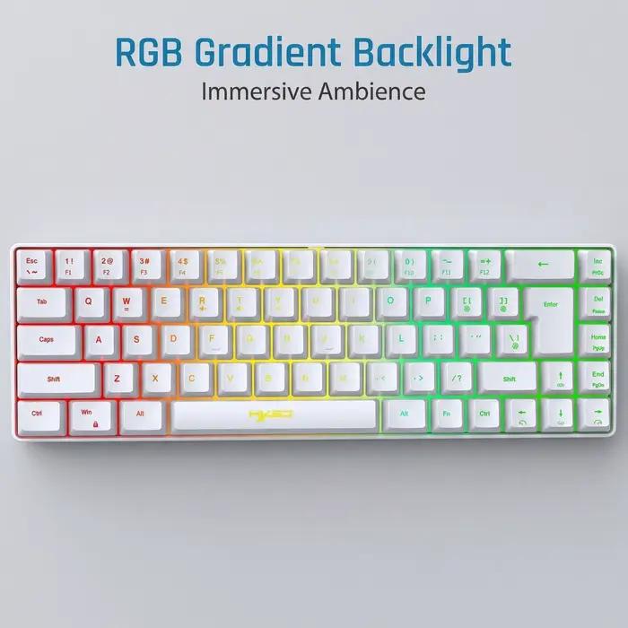 Clavier de jeu à membrane ultra-compact 65 %
