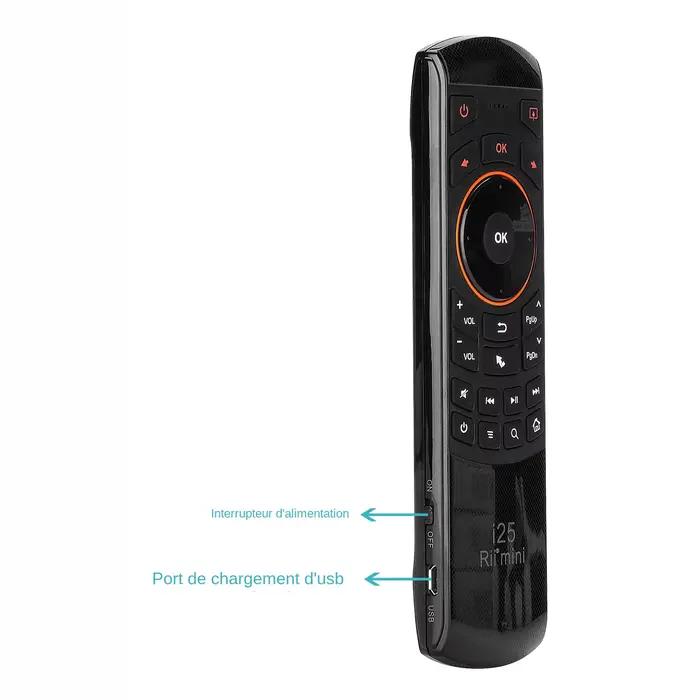 Rii i25 2.4G Mini clavier souris sans fil avec télécommande IR PC Teclado pour tablette Smart Android TV Box