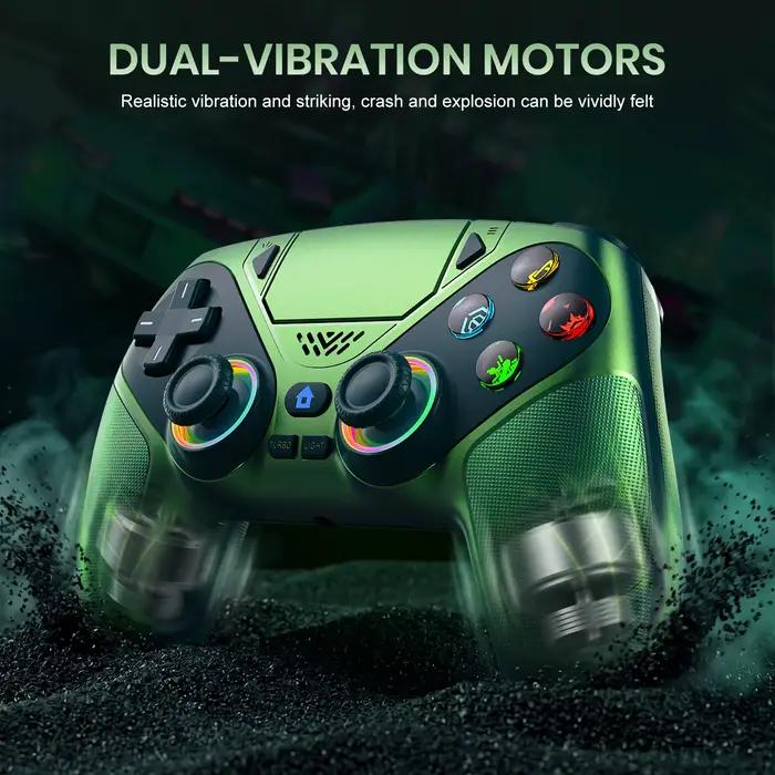 Manette de jeu avec lumières RGB pour Playstation 5