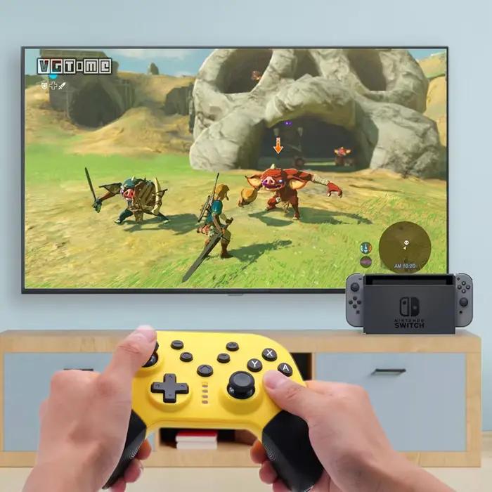 Manette de jeu rose Switch Pro