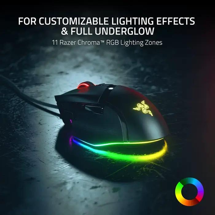 Razer Basilisk V3 souris de jeu filaire originale Gamer 26000 DPI capteur optique e-sports avec éclairage rvb pour ordinateur portable