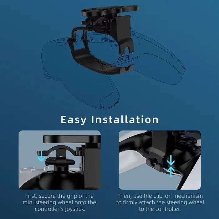 Mini volant pour contrôleur de jeu Sony PS5