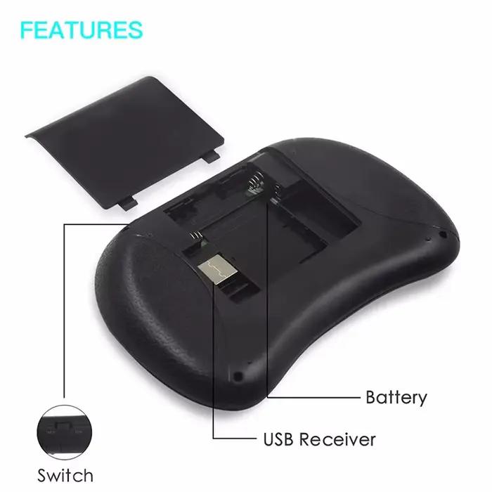 Clavier sans fil Air Mouse avec pavé tactile AZERTY espagnol