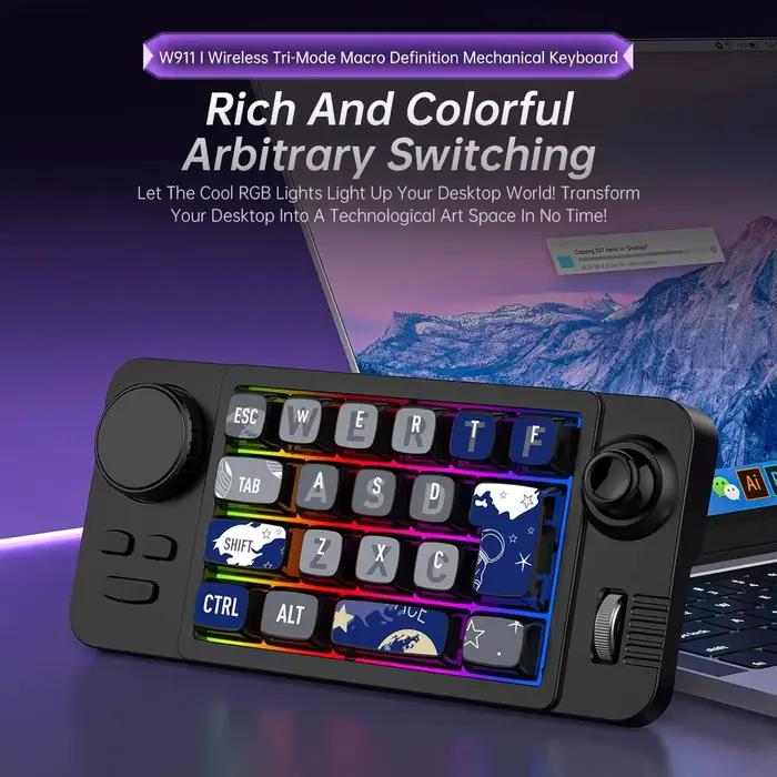 Clavier mécanique W911 22 touches pour PC/iOS/Android