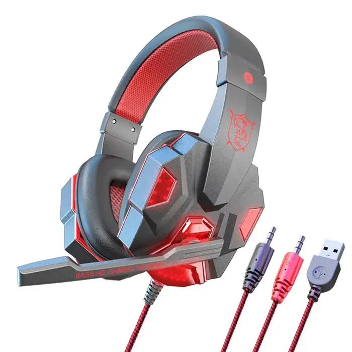 Casque de jeu filaire avec micro