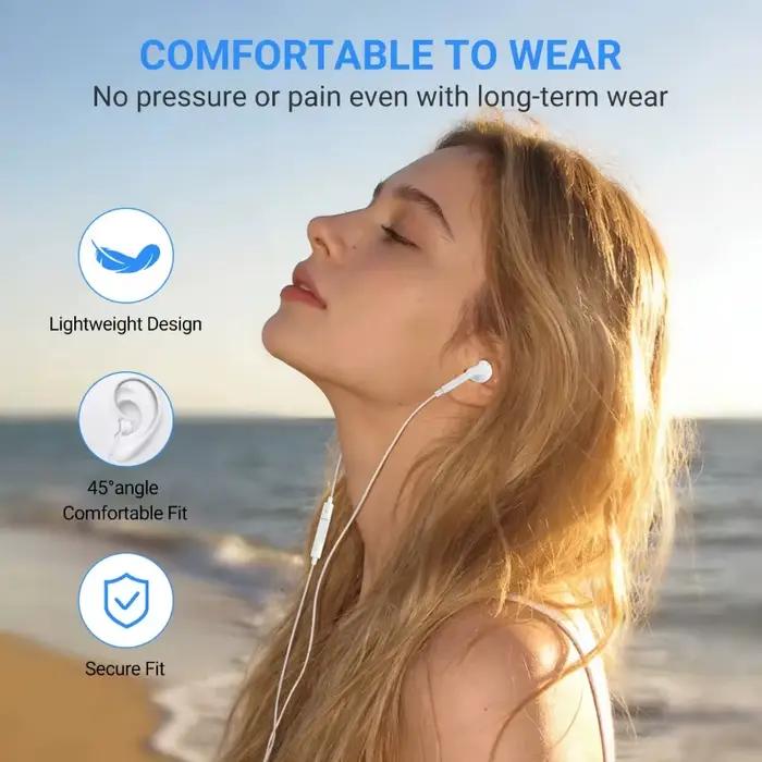 Écouteurs USB-C pour iPhone 17 16 15