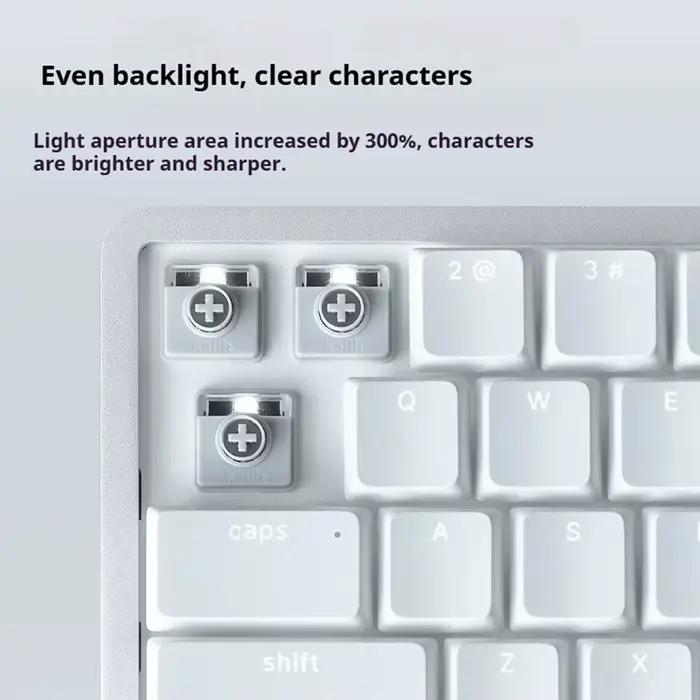Lofree FLOW2 clavier mécanique bureau d'affaires sans fil Bluetooth filaire son silencieux et doux Compatible muet en aluminium bosse