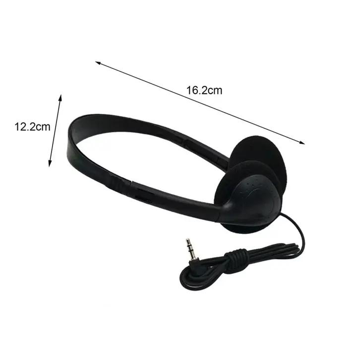 1/5/10 pièces 3.5mm casque de jeu stéréo filaire-réduction du bruit ABS port confortable Portable son clair pour les joueurs