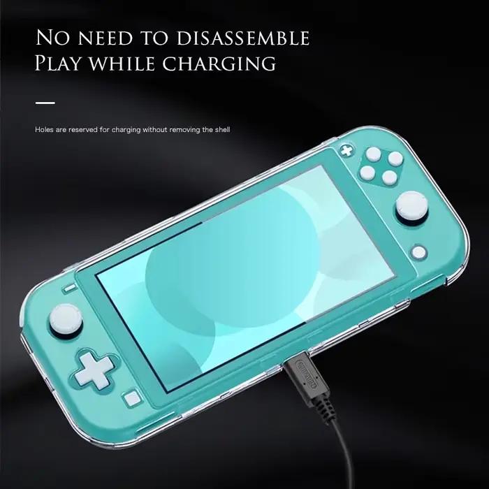 Étui de protection complet en cristal antidérapant pour console Switch Lite