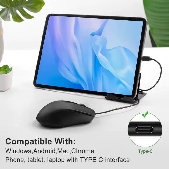 Souris de jeu de type C à sensibilité réglable